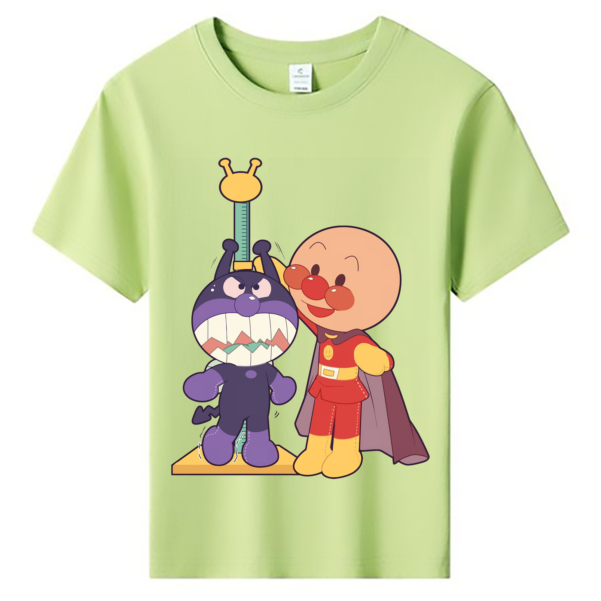 （画像用） アンパンマン Anpanman 綿100％キッズTシャツ（フロントプリント）